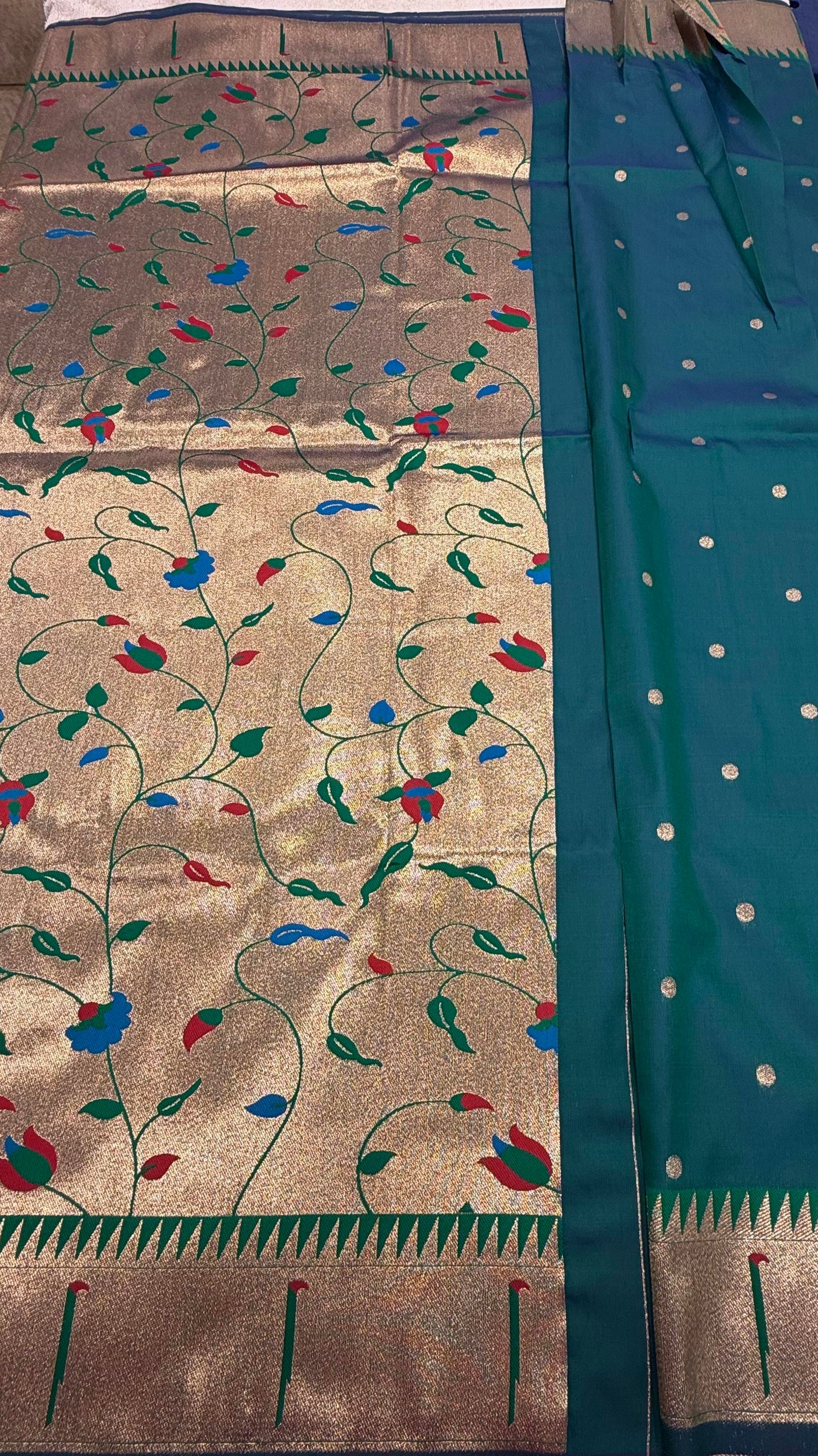Paithani with Stitched Blouse 4