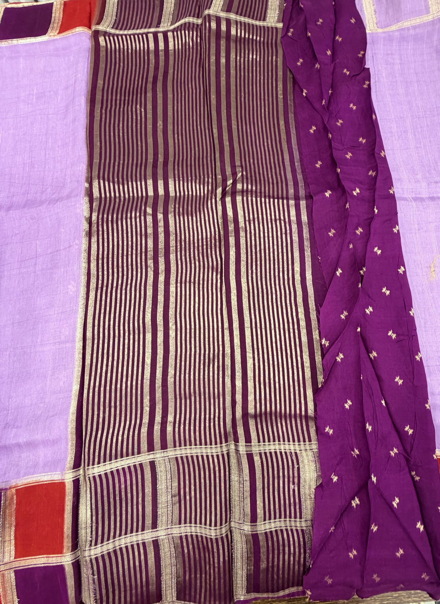Tussar Georgette 6