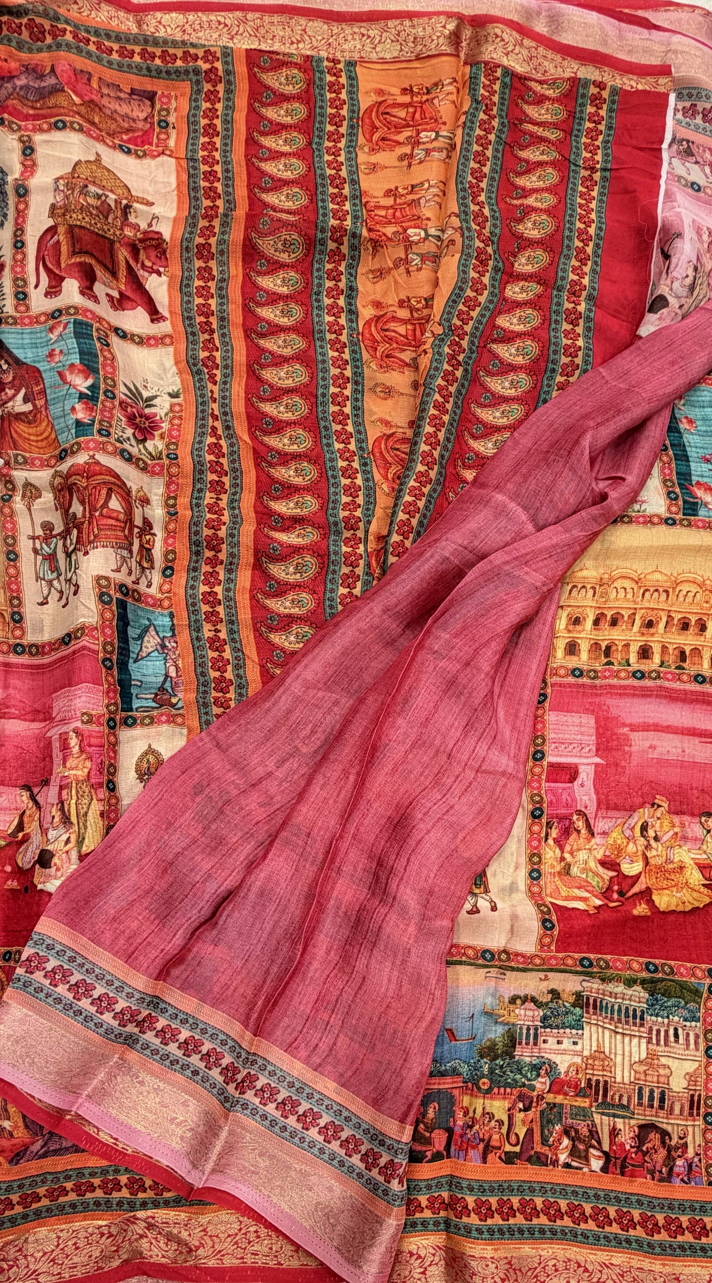 Georgette Kalamkari