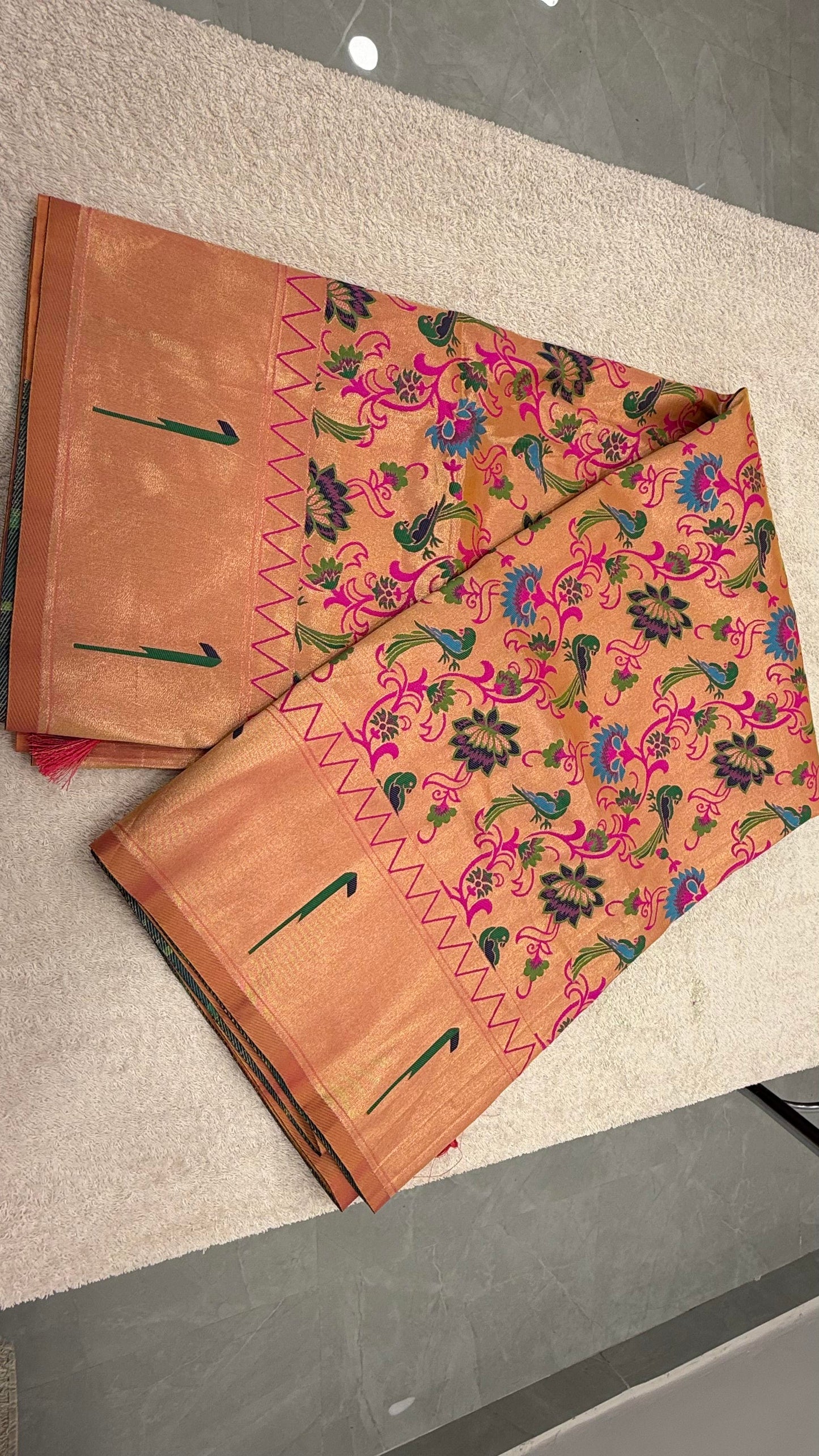 All Over Meenakari Paithani 1