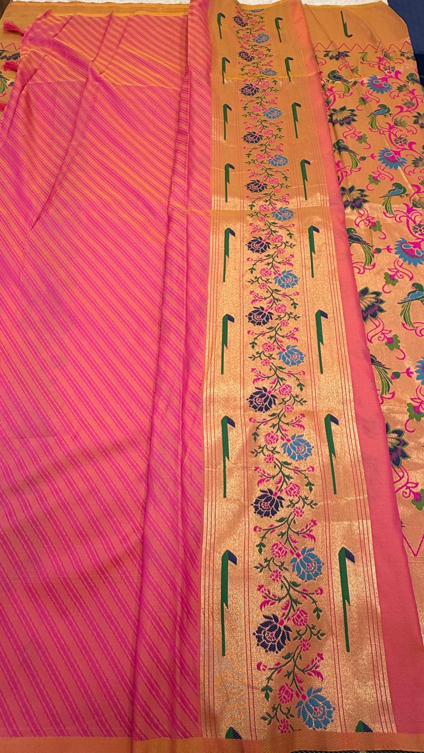All Over Meenakari Paithani 1