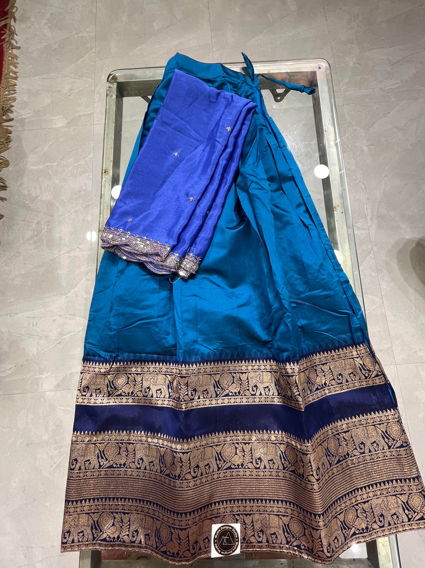 Lehenga- Blouse With Out Stitching