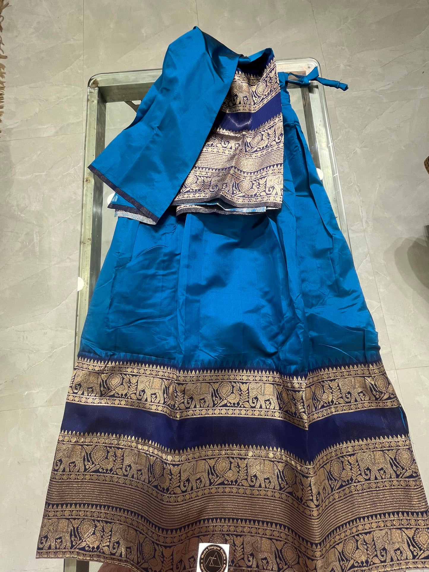 Lehenga- Blouse With Out Stitching