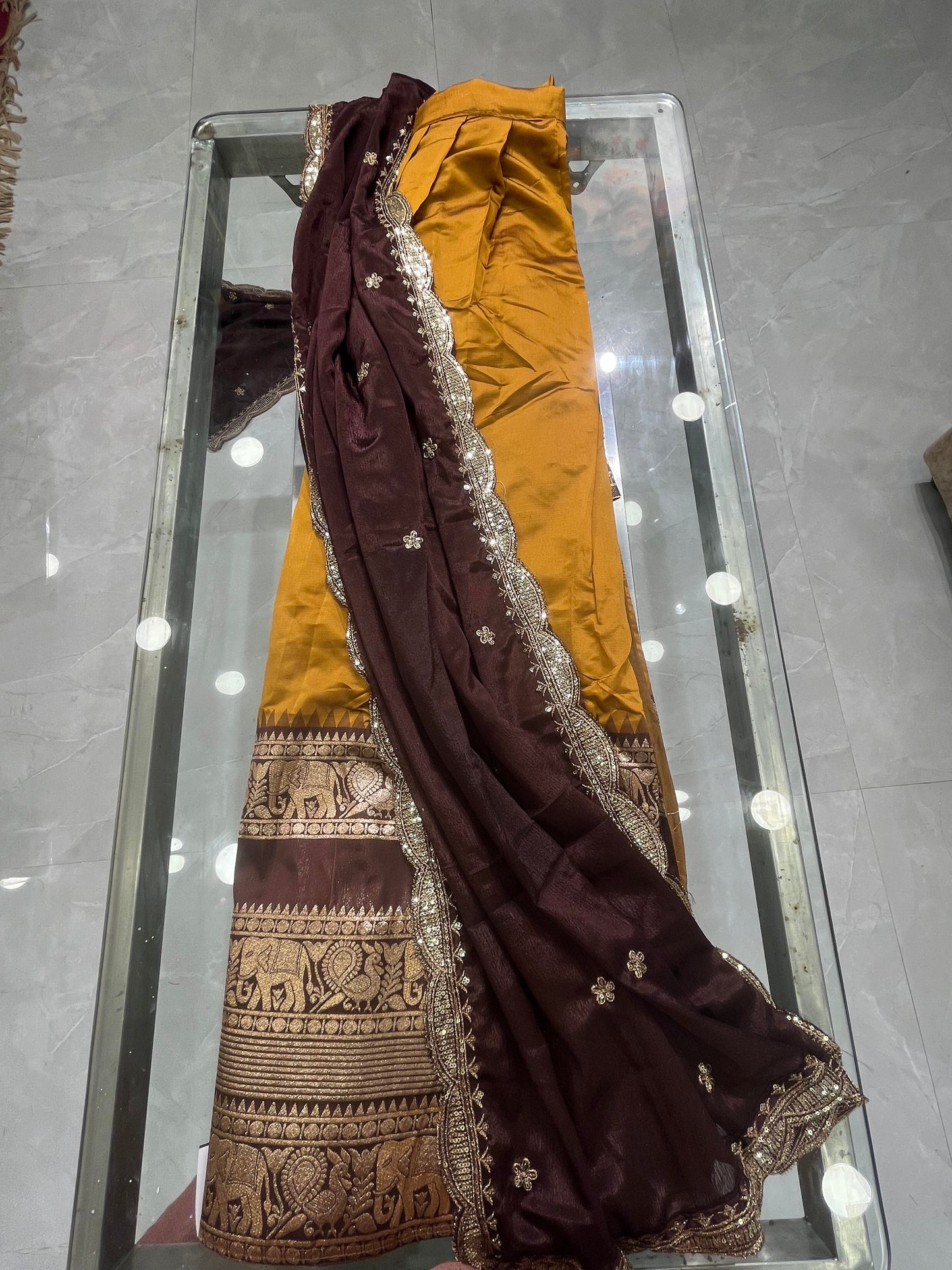 Lehenga- Blouse With Out Stitching