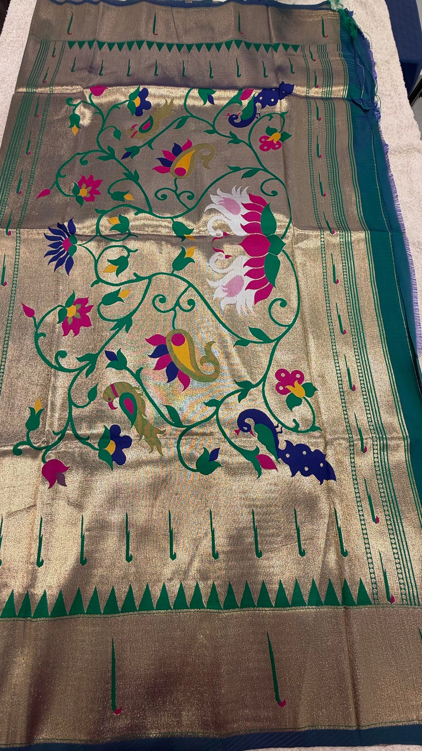 Paithani with Stitched Blouse 1