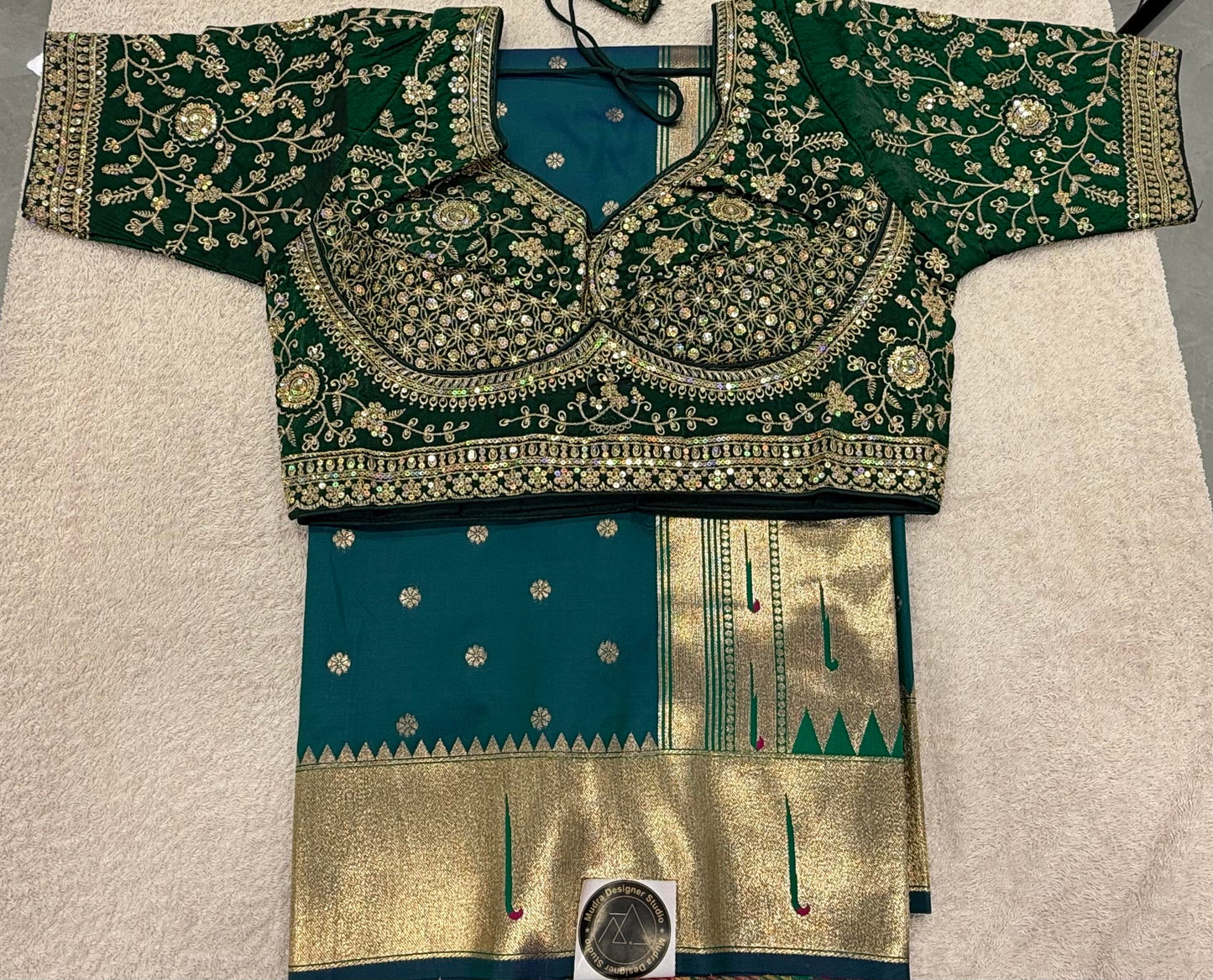 Paithani with Stitched Blouse 1