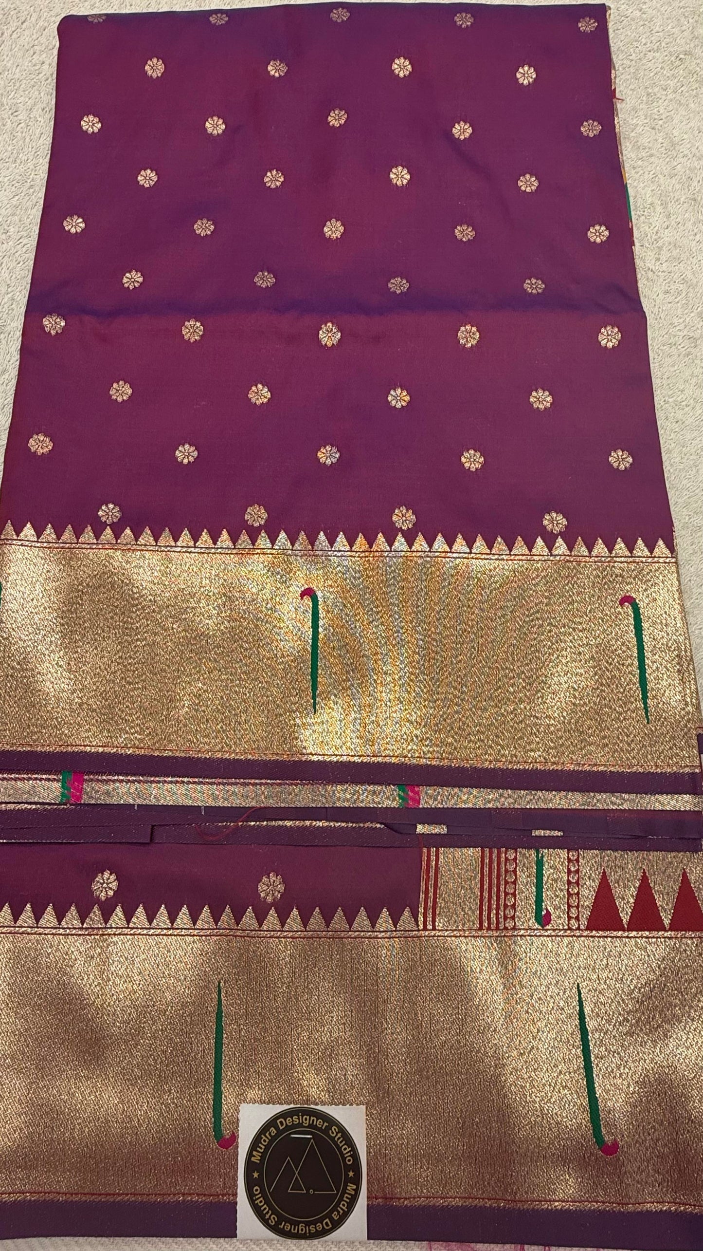 Paithani with Stitched Blouse 2