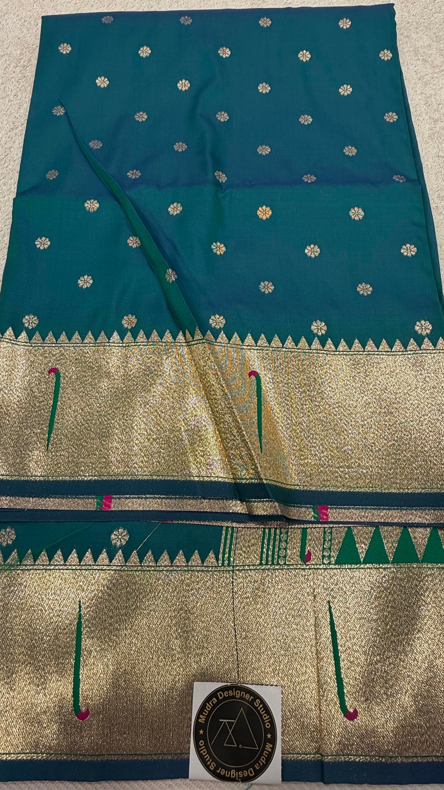 Paithani with Stitched Blouse 3