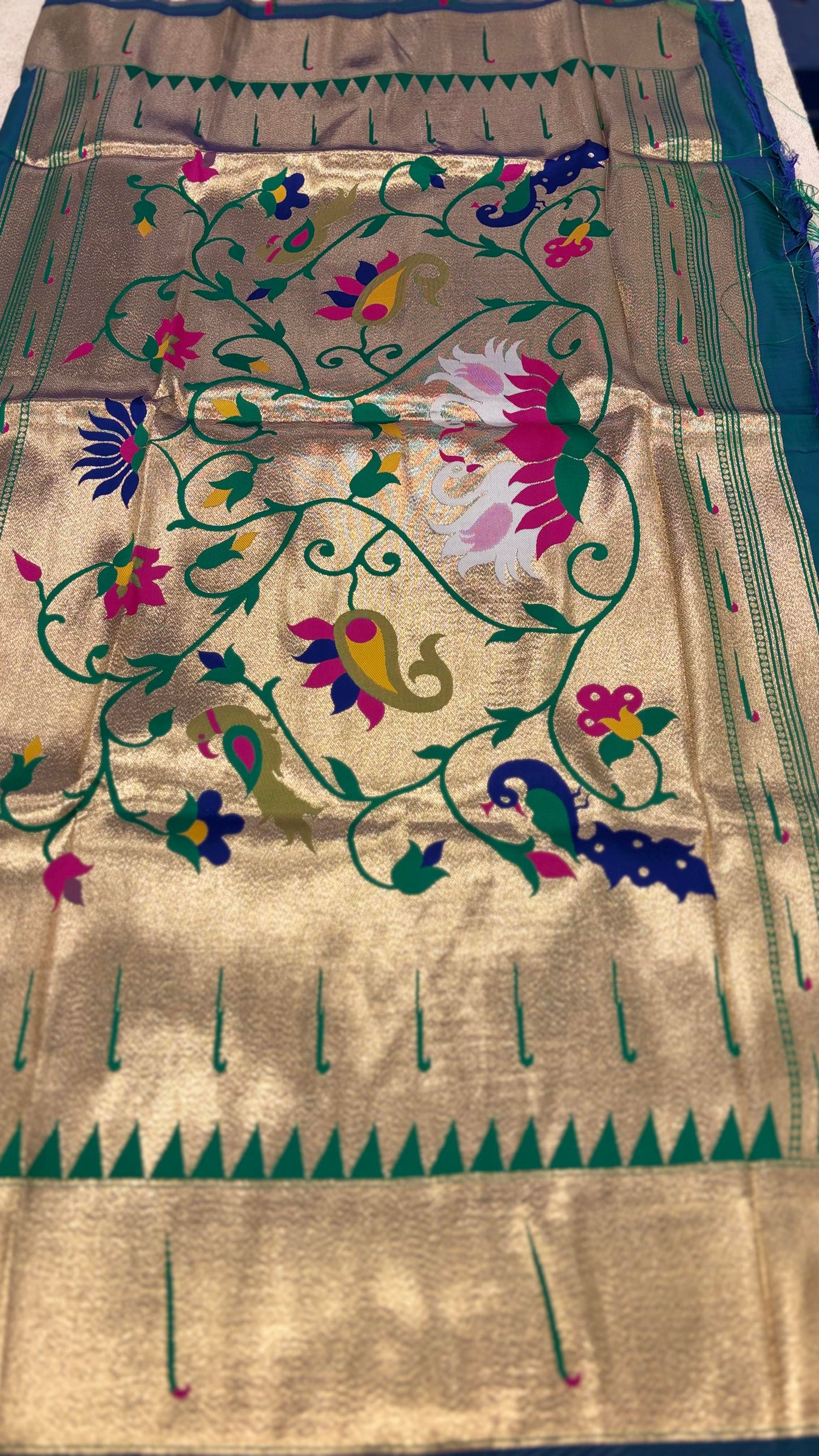 Paithani with Stitched Blouse 3