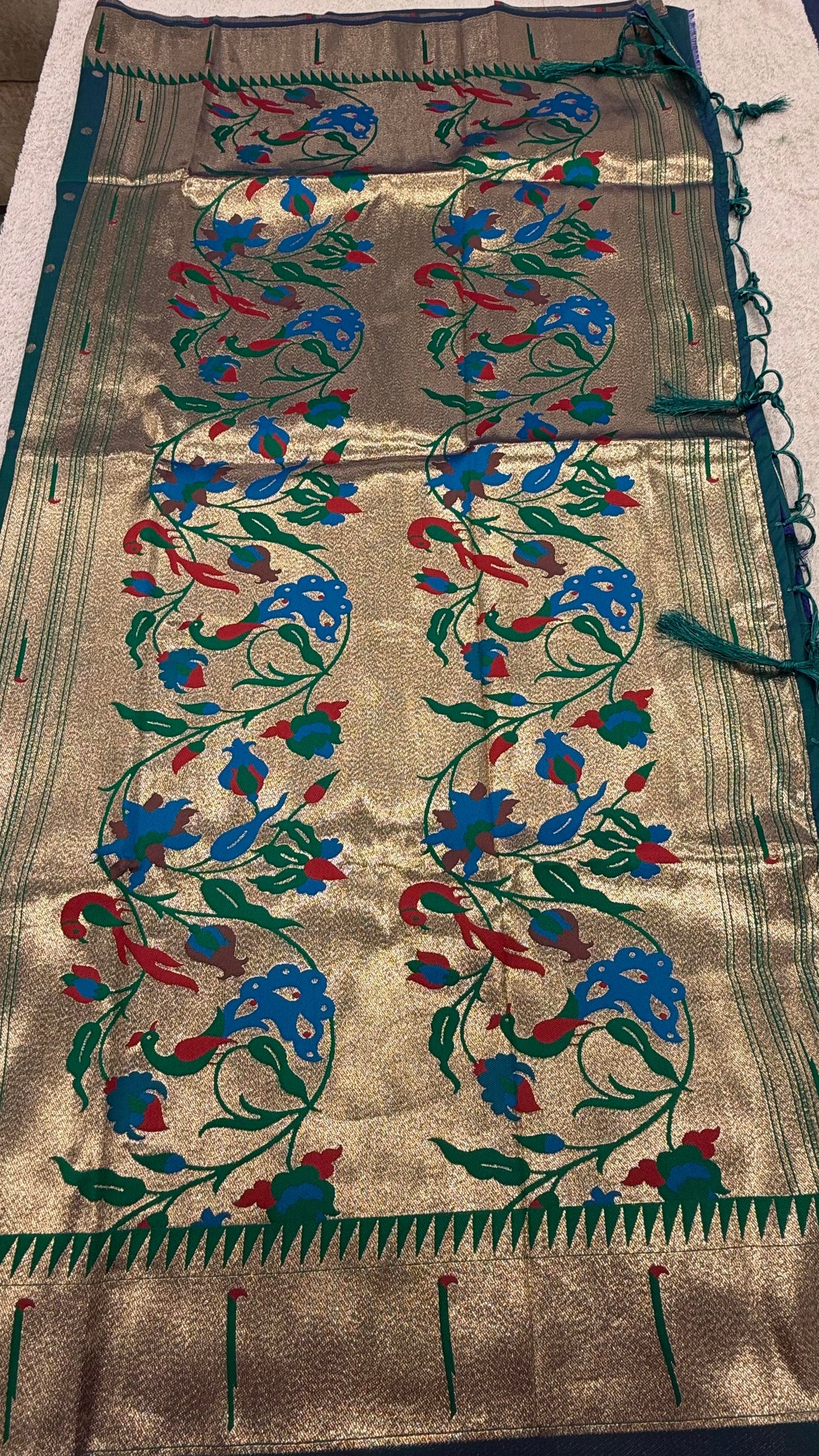 Paithani with Stitched Blouse 4