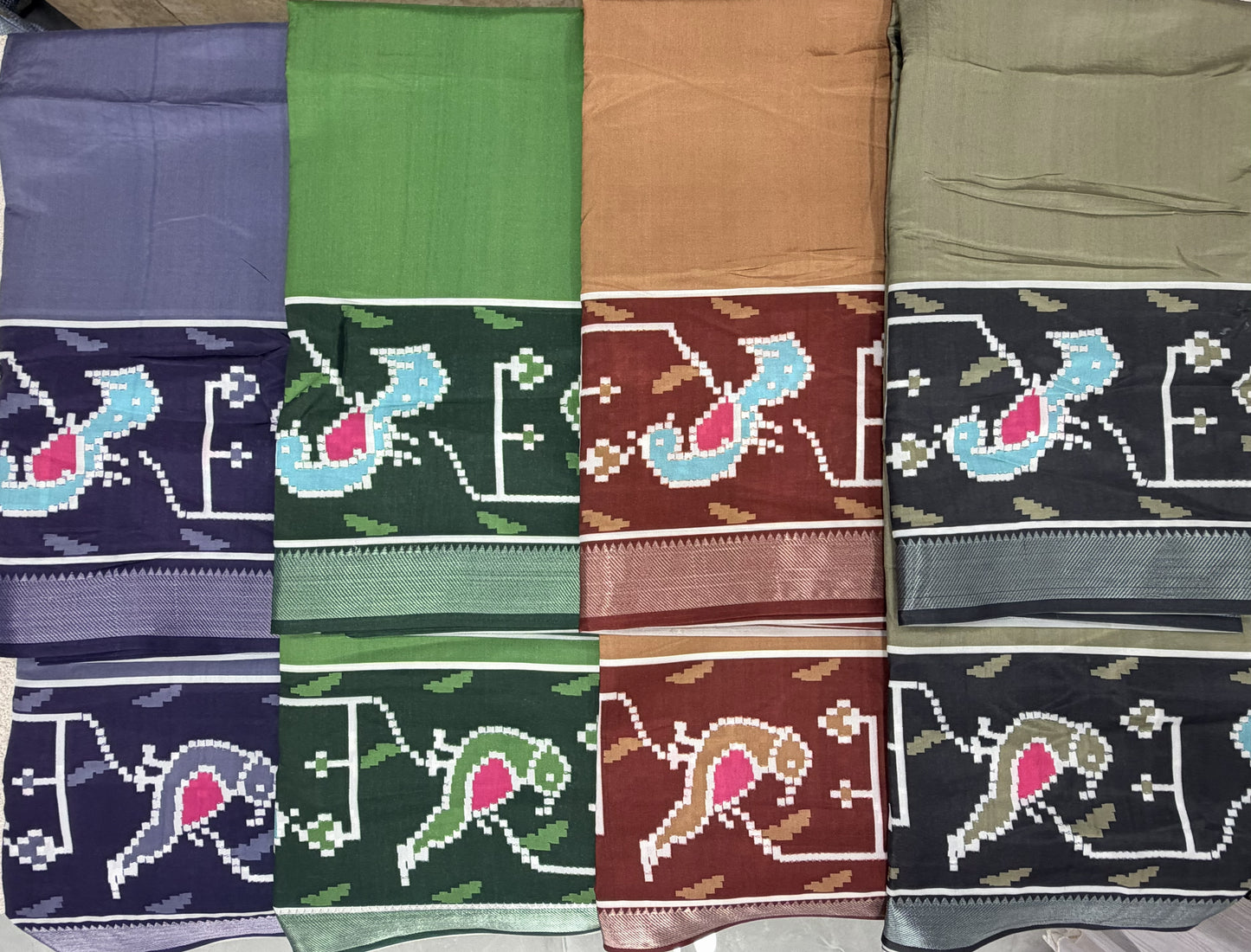 Digital Print Saree Mangalagiri Border 4