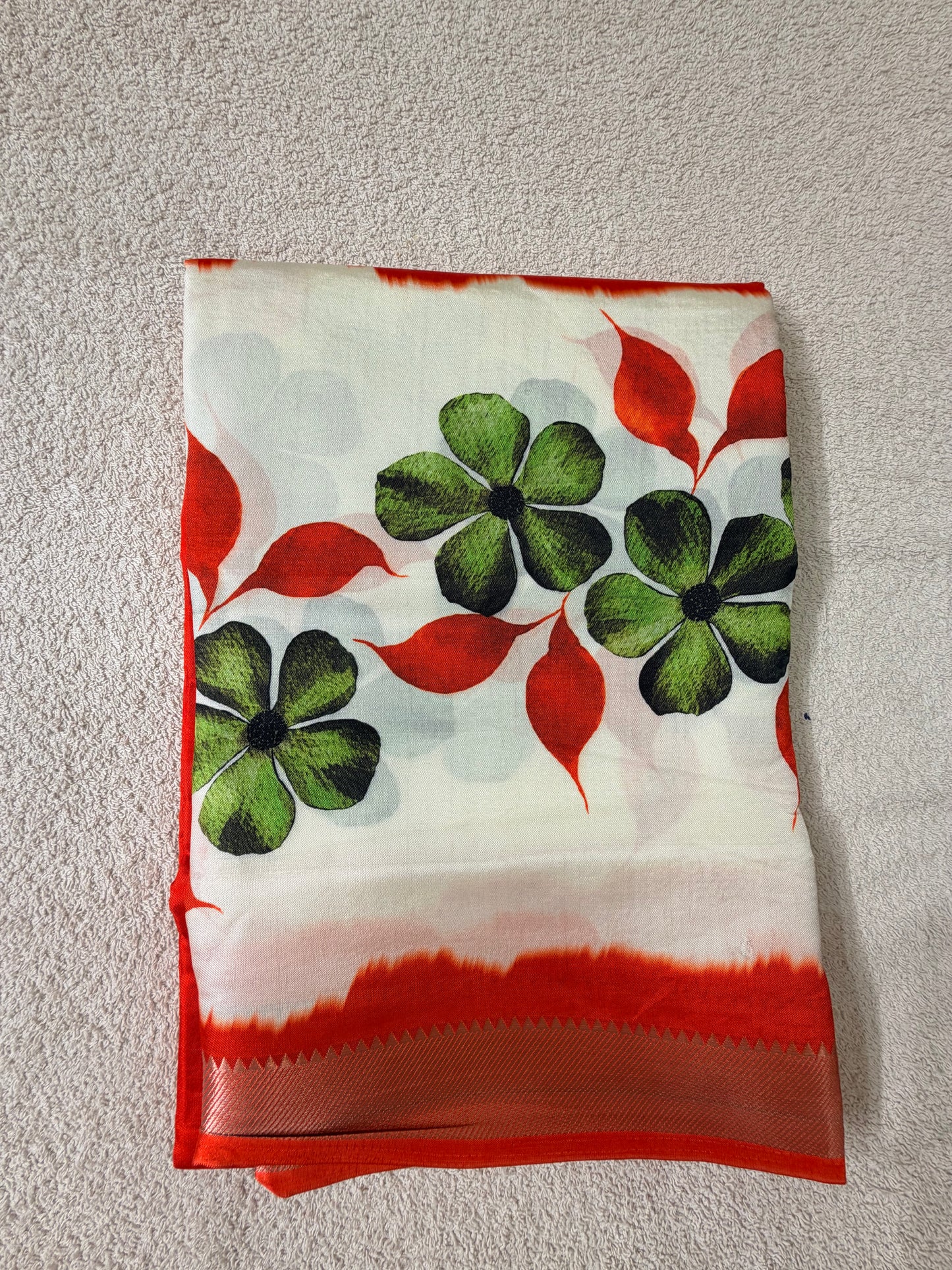 Digital Print Saree Mangalagiri Border 3