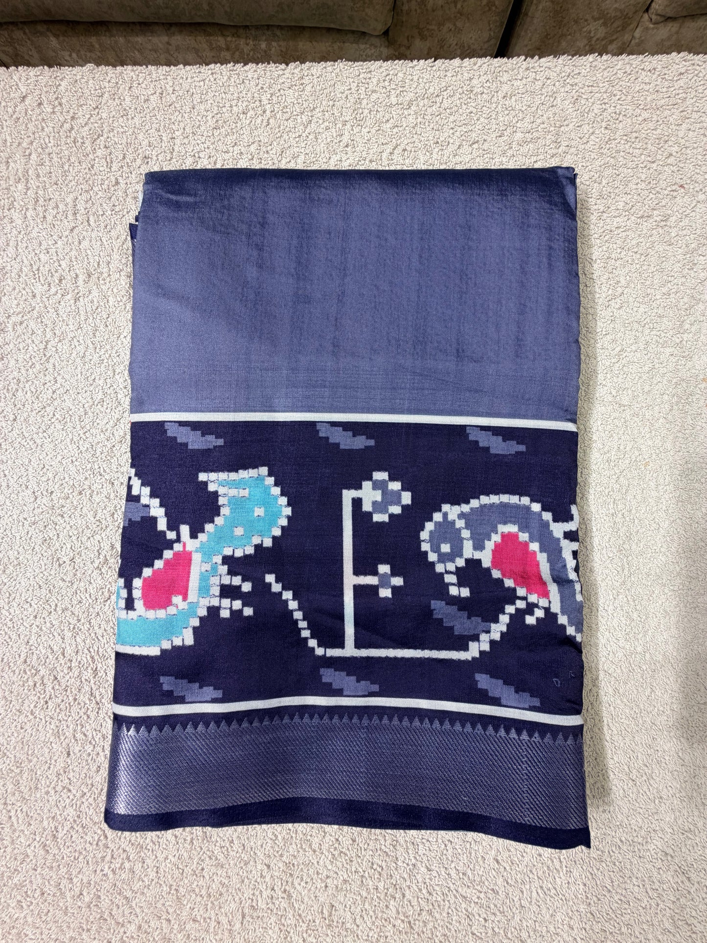 Digital Print Saree Mangalagiri Border 4