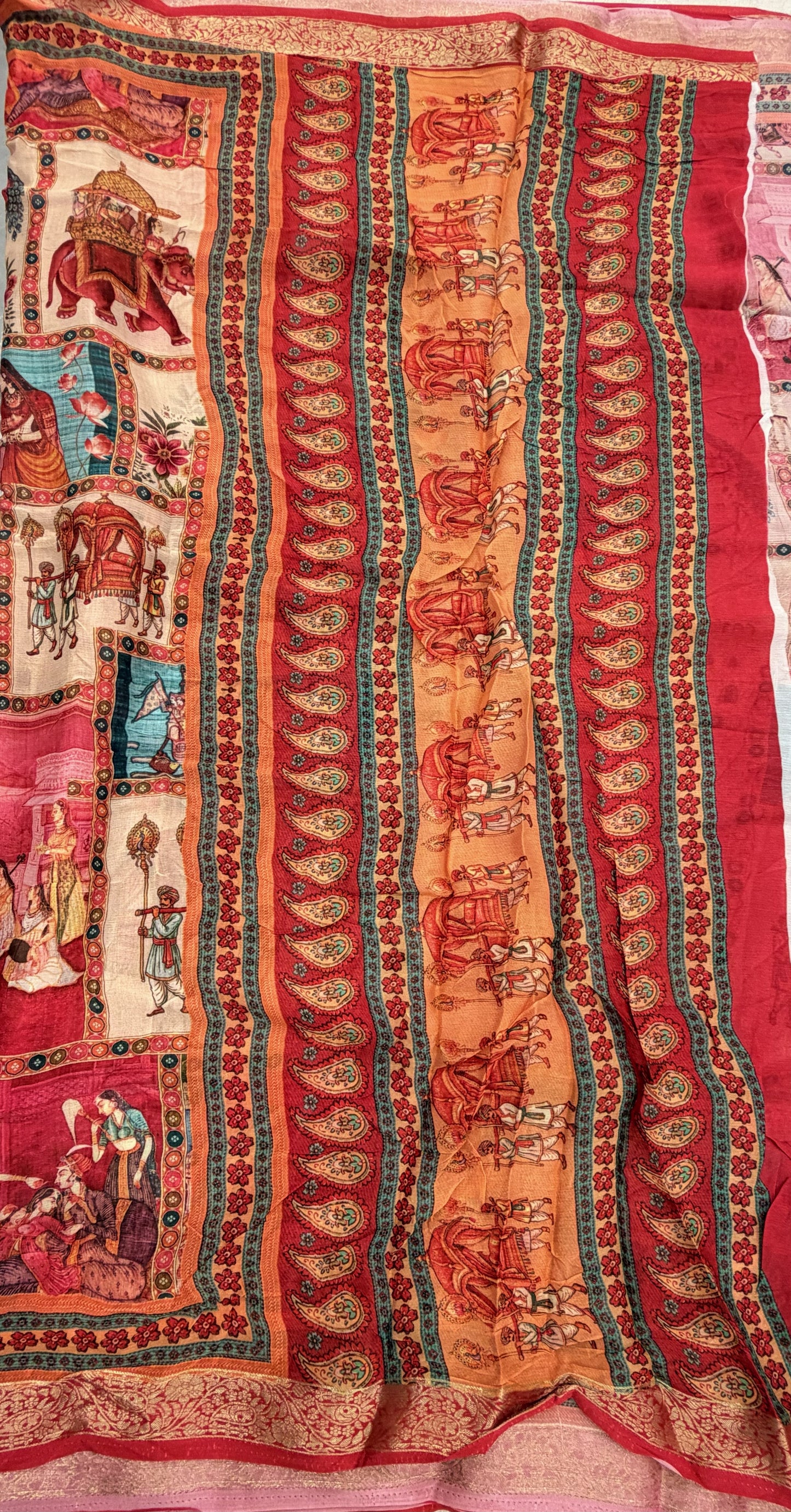 Georgette Kalamkari