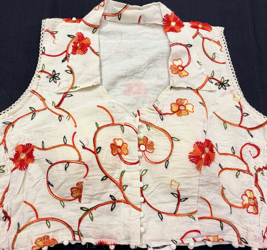 Cotton Work Blouse 1