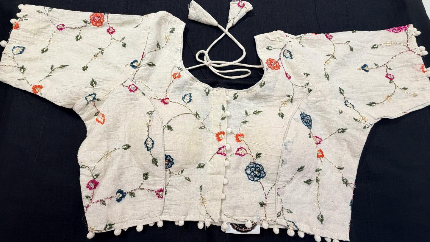 Cotton Work Blouse 4